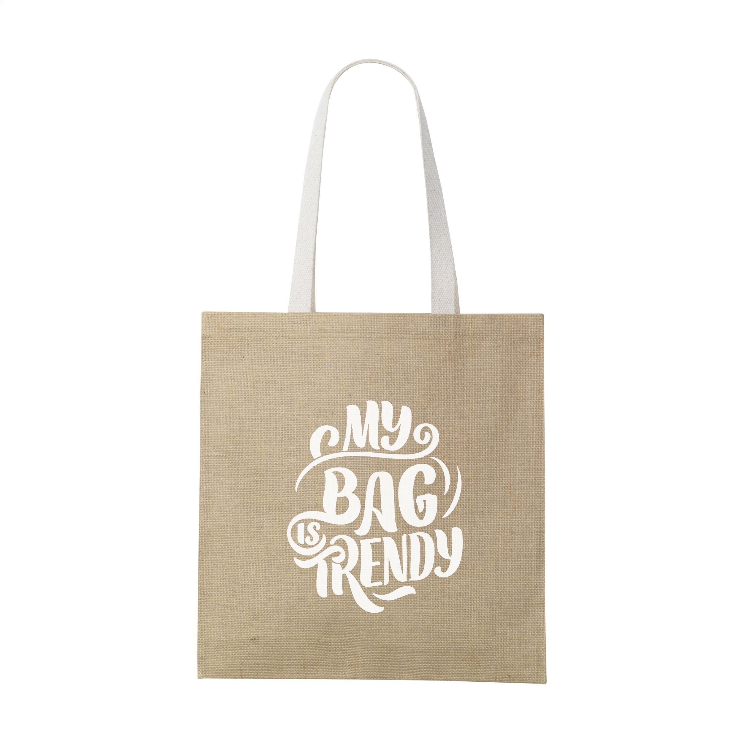 Madrid Jute Shopper (320 g/m²) Einkaufstasche - neutral-3