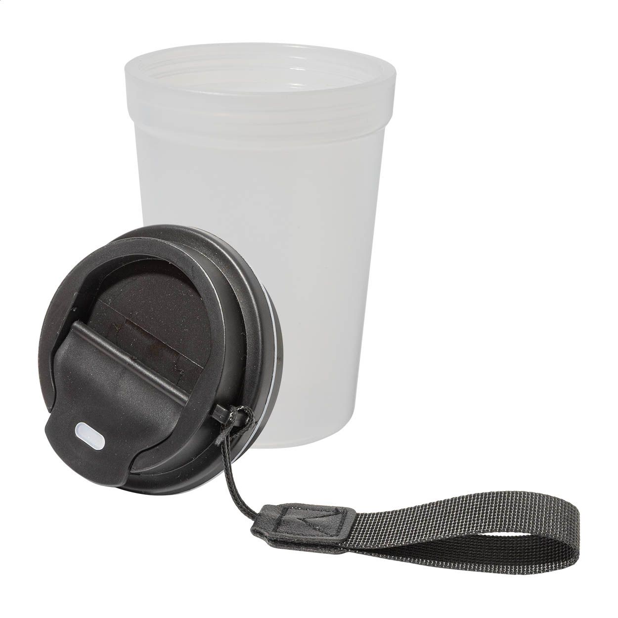 Frobbu Reisebecher, 400 ml - weiß-672
