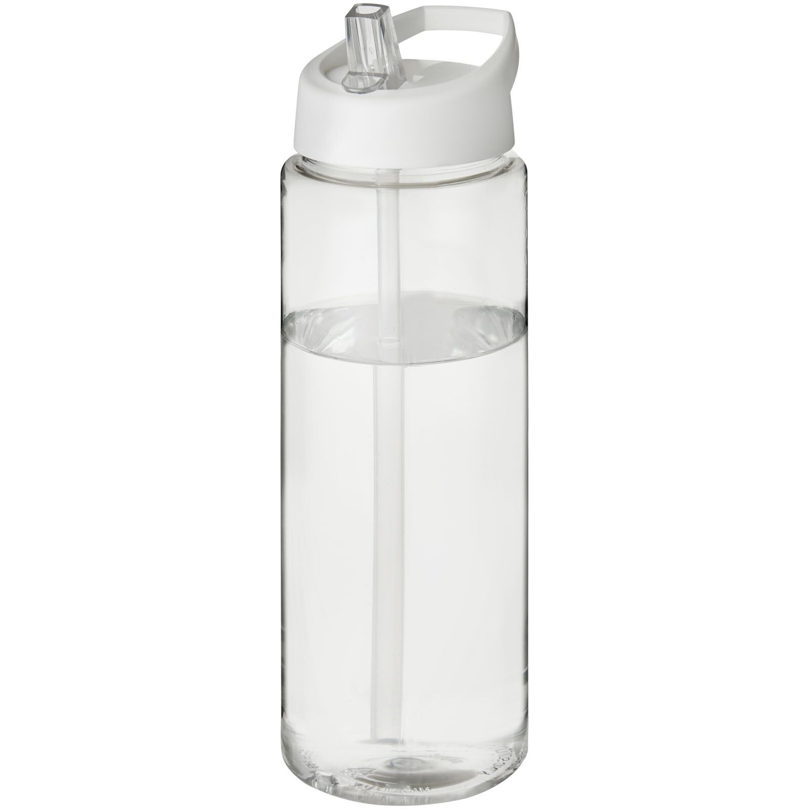 H2O Active Vibe 850 ml Sportflasche mit Ausgussdeckel - transparent -  weiss-782