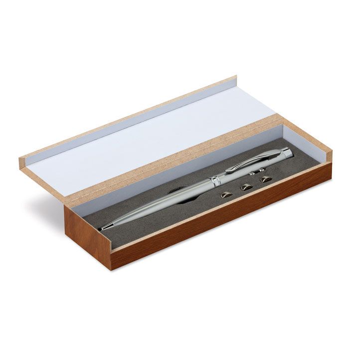 Laserpointer mit Touchpen ALASKA - silber-581