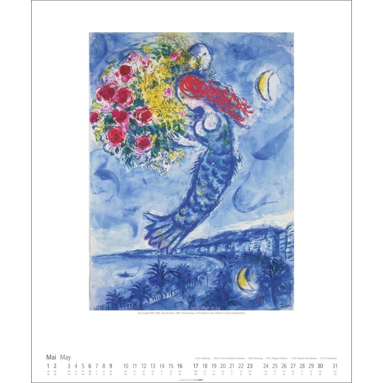 Marc Chagall - Kunst & Kultur Kalender-361