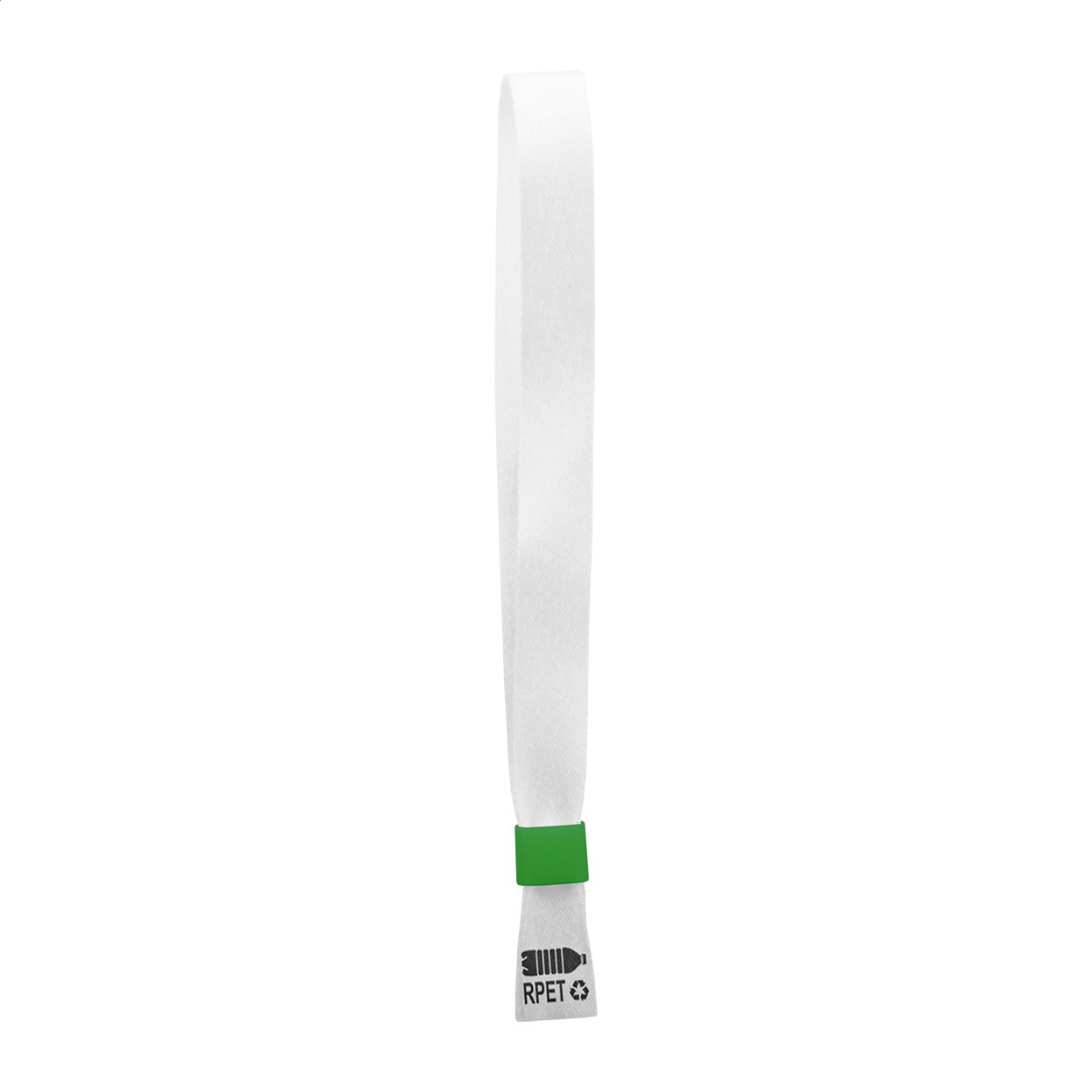 SuboWrist RPET Individuelles Festival-Armband - grün - weiß-67