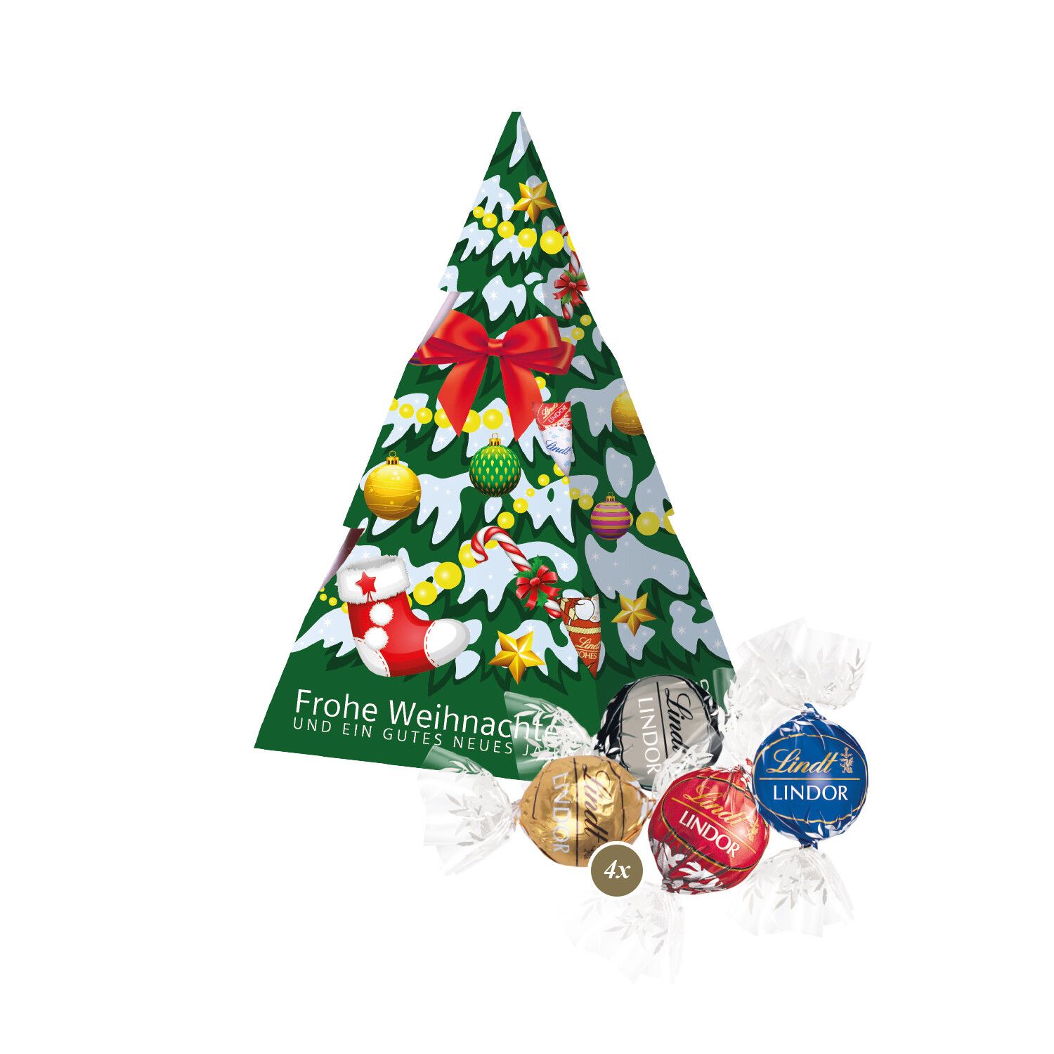 Präsent "Weihnachtsbaum" mit Lindor Pralinés-269