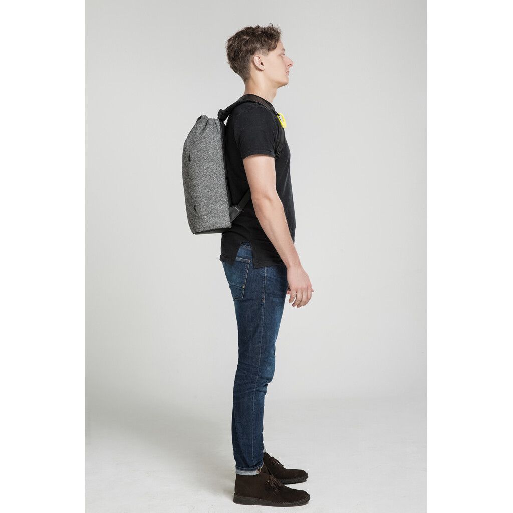 Urban schnitthemmender Anti-Diebstahl-Rucksack - grau-246