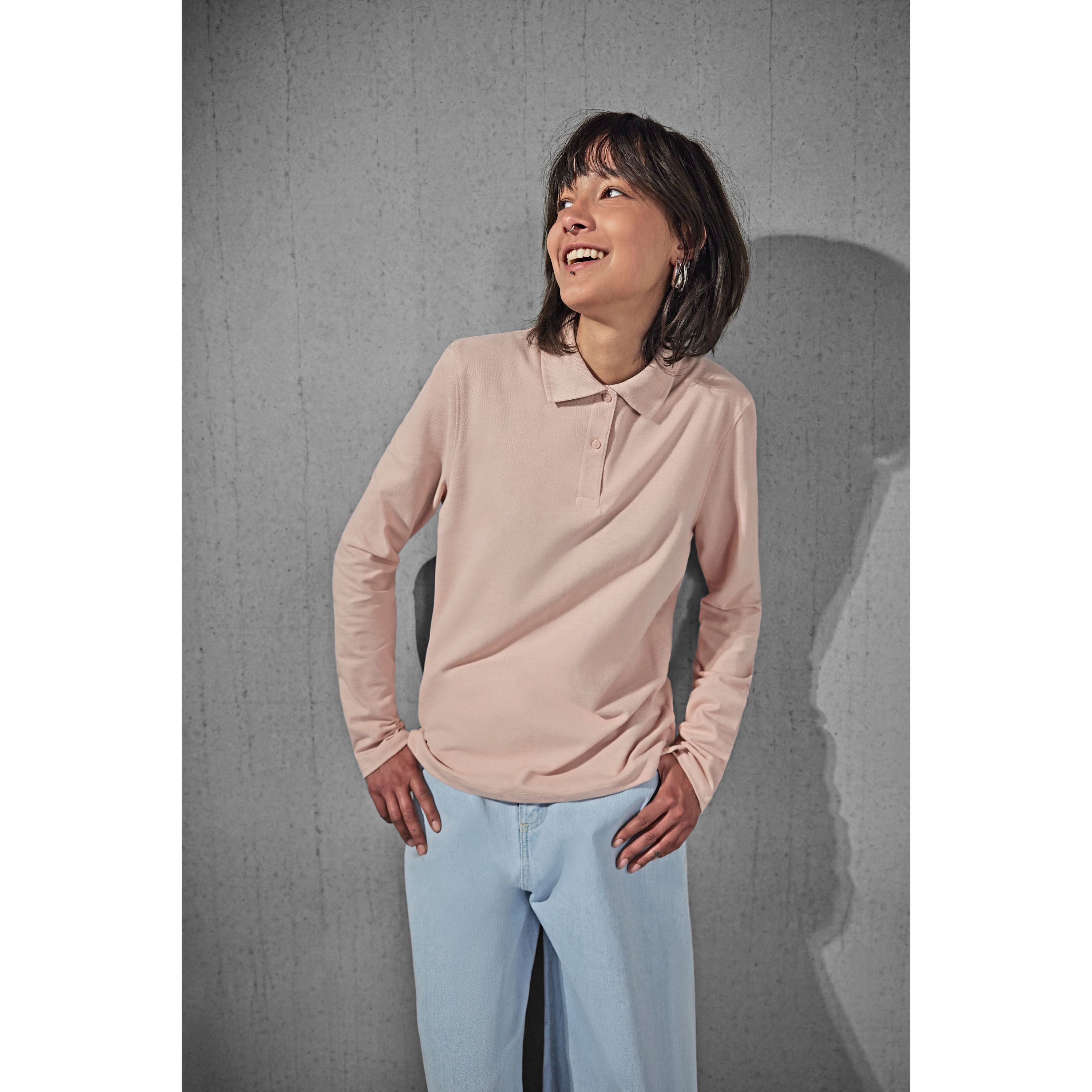 My Polo 210 Long Sleeve /Women - sport grey heather - XL-845