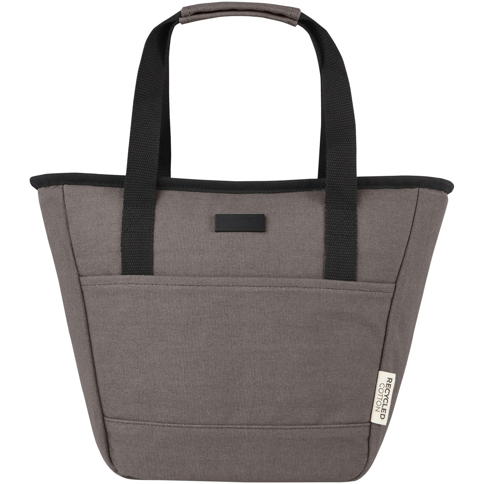 Joey GRS-recycelte Canvas Lunch Kühltasche 6 L für 9 Dosen - grau-928
