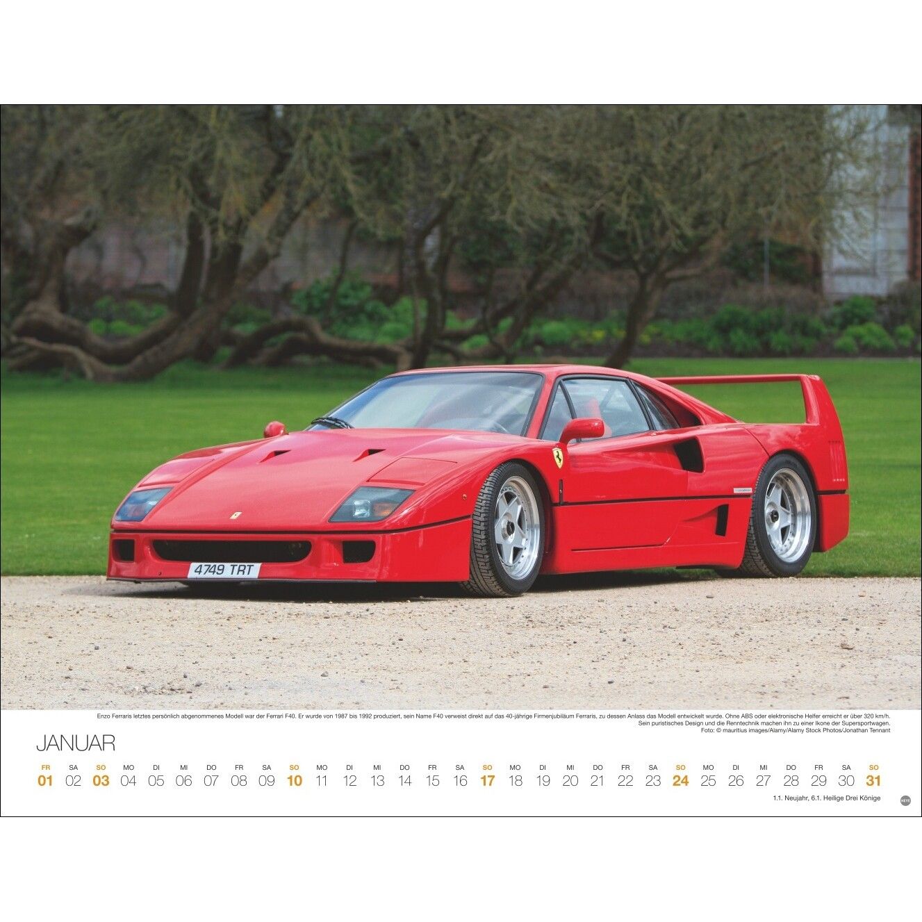 Legendäre Autos Posterkalender-620