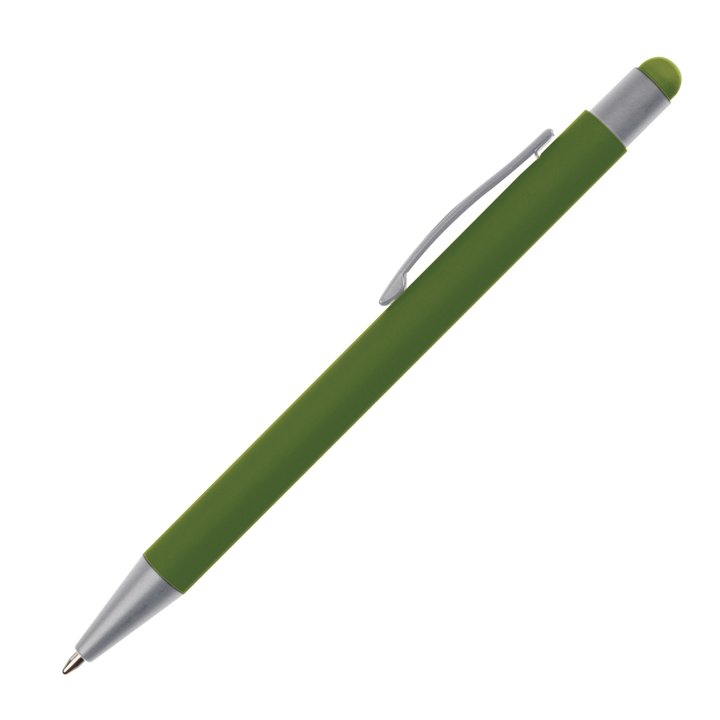 Metall Kugelschreiber mit Touch-Pen Rio - dunkelgrün-867