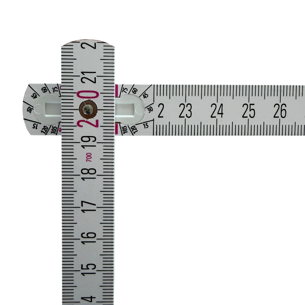 STABILA Holz-Gliedermaßstab 1707 - 2 Meter - weiß-353