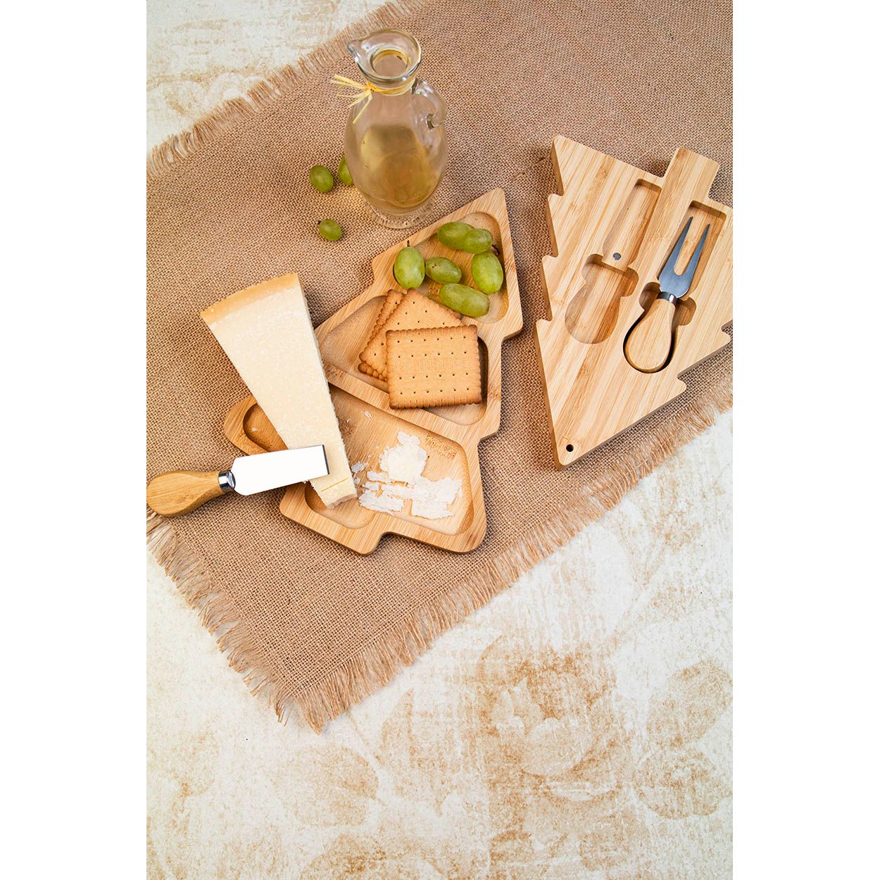 Jarlsberg Weihnachtliches Käsemesserset - natur-797