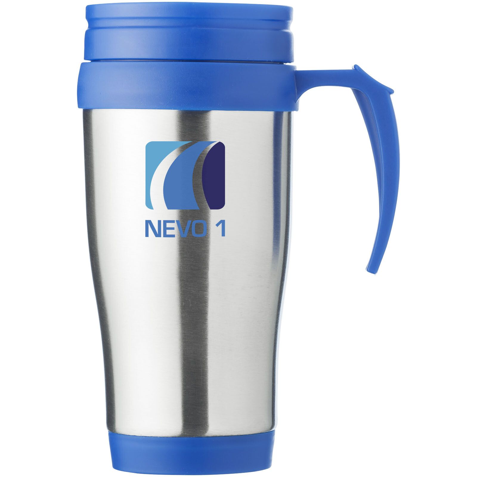 Sanibel 400 ml Isolierbecher - silber -  blau-490