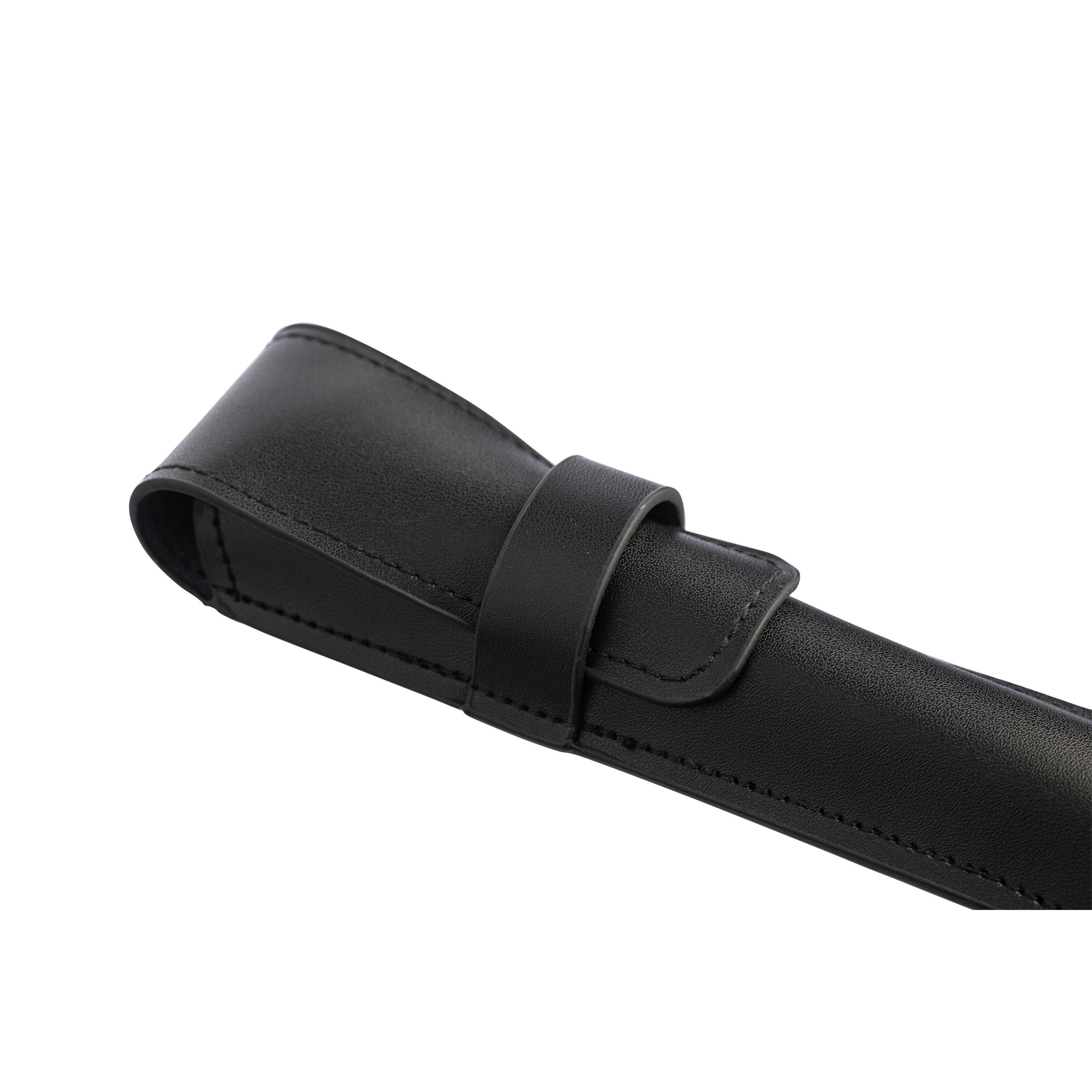Lederetui für Stifte Nadir - schwarz-309
