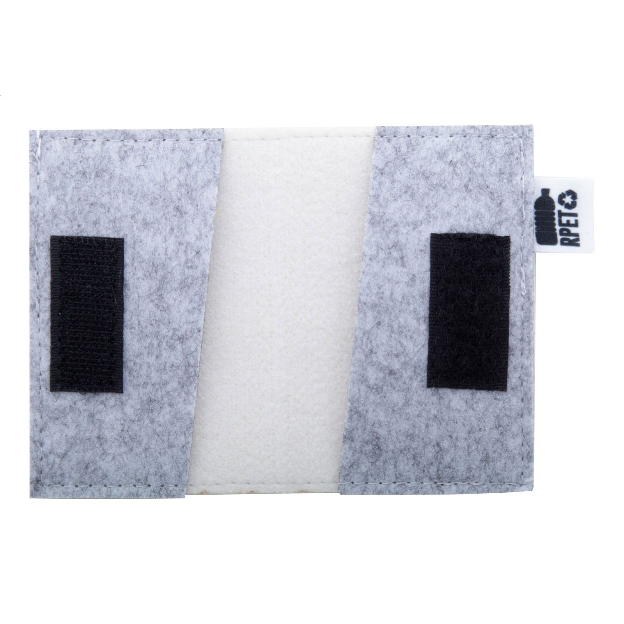 CreaFelt Card Plus Individuelles Kreditkartenetui - weiß - grau-115