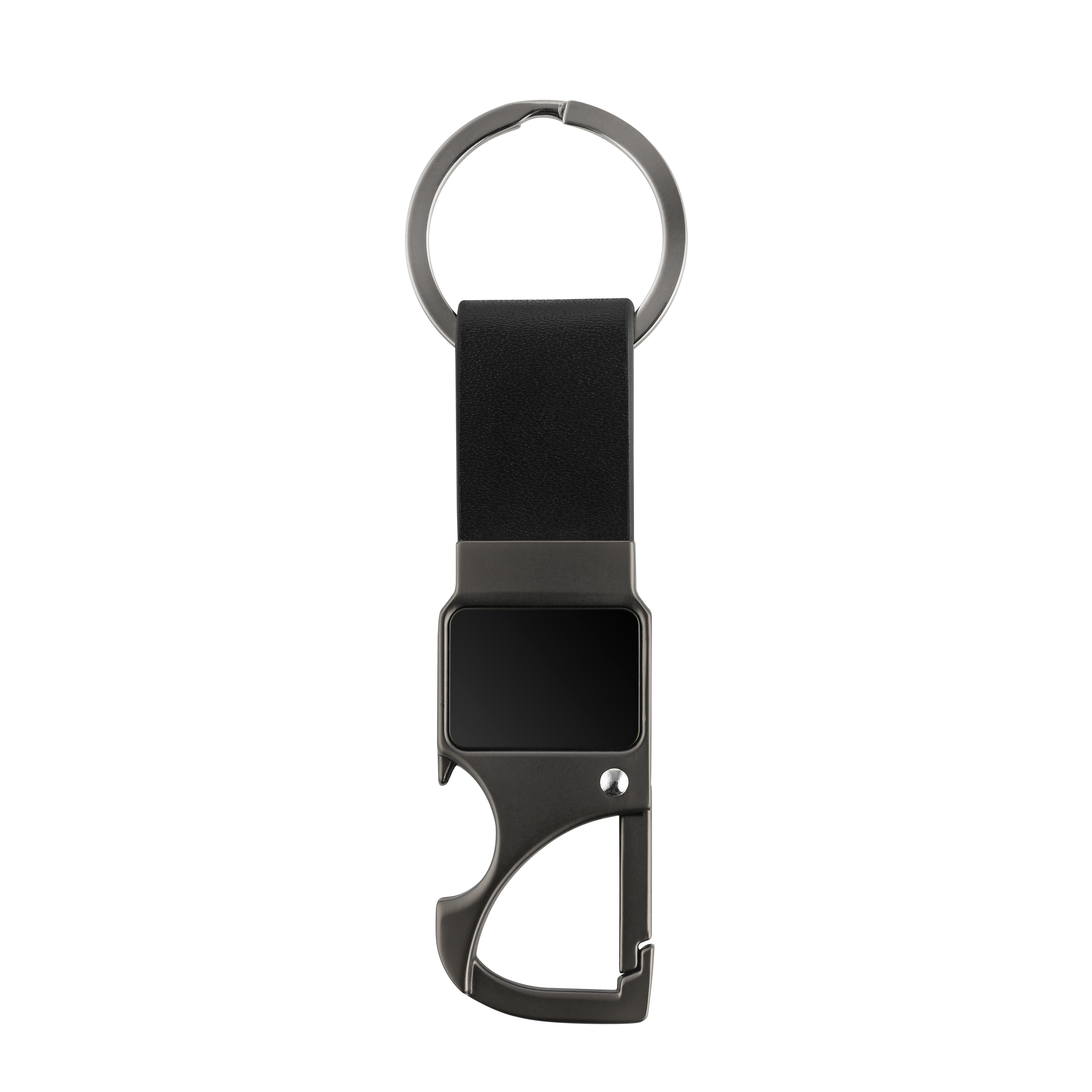 Metmaxx® Schlüsselanhänger "SnapKeyFlex" - schwarz-521