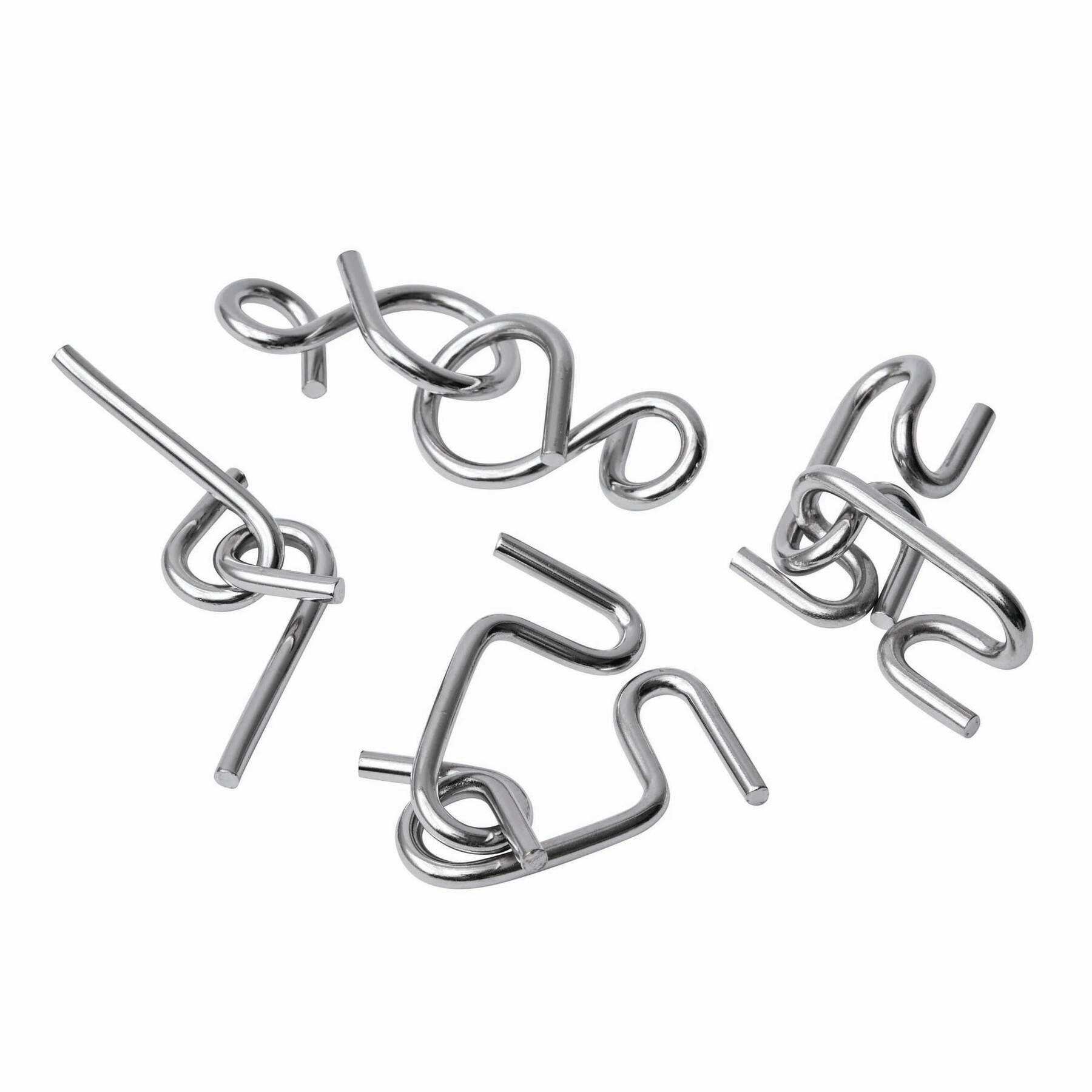 Knobelspiele CLEVER CONCEPTION, 4-fach sortiert, Preis pro Stück - silber-688