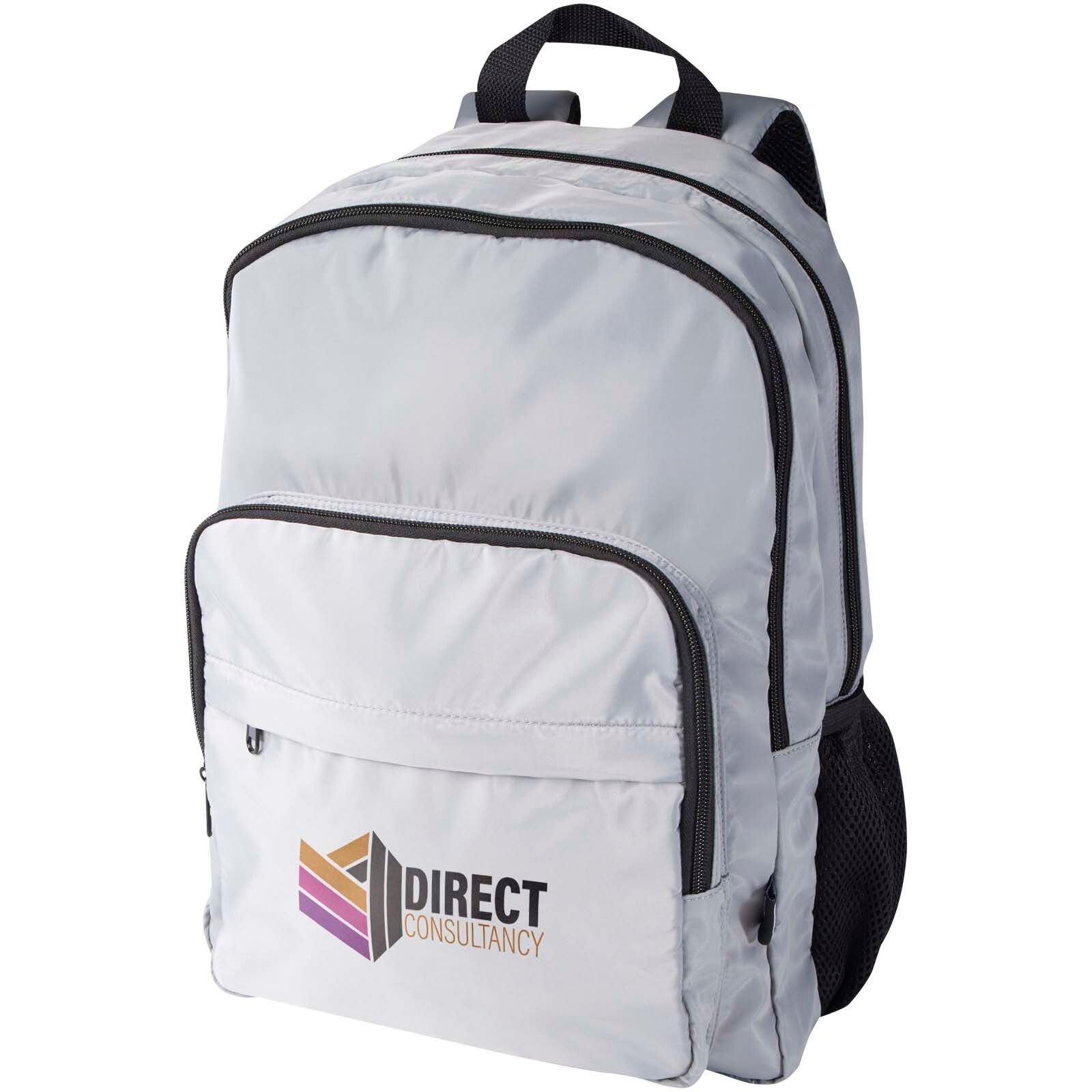 Trend Plus 15" Laptop-Rucksack aus recyceltem GRS-Material 20 L - grau-992