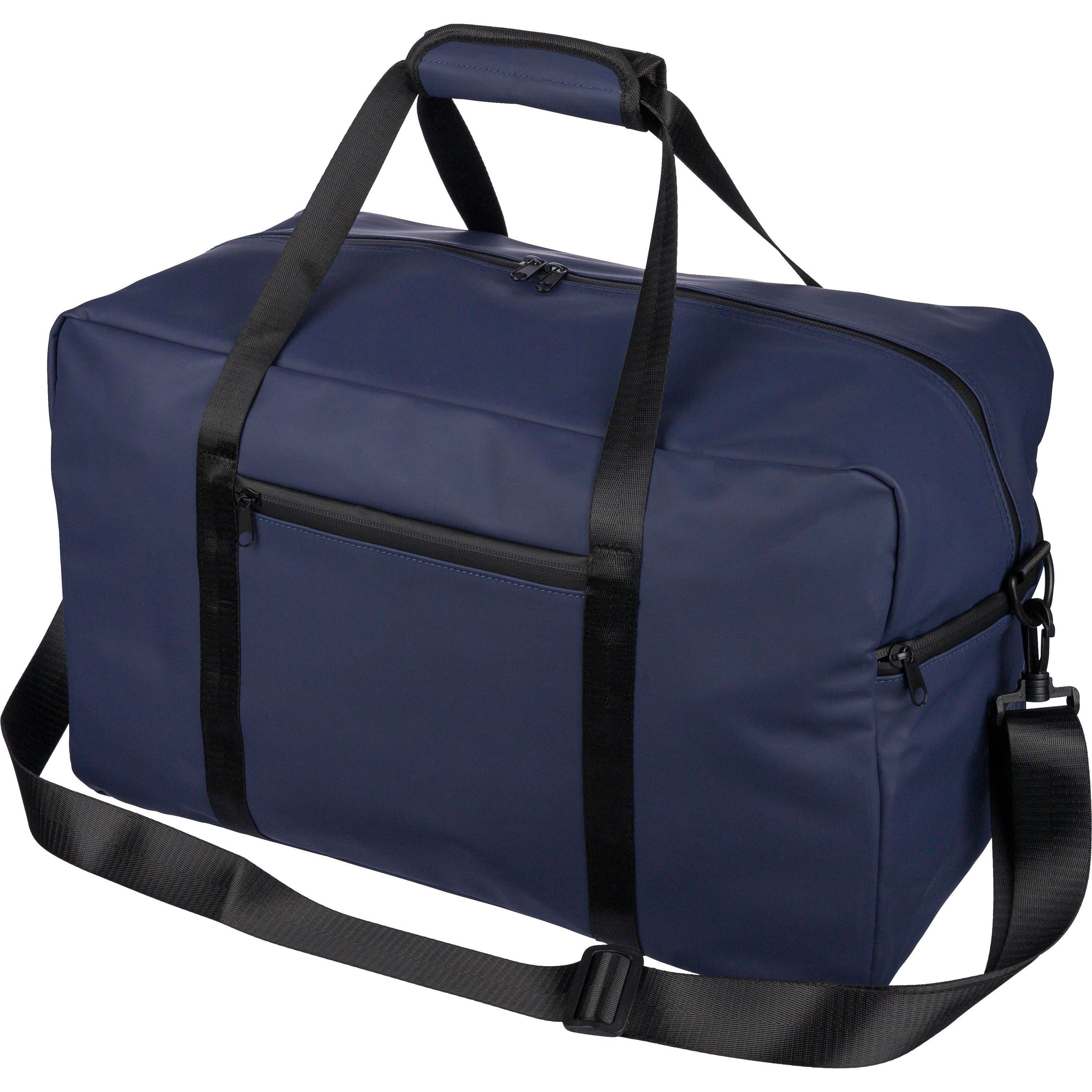 Recycelte PU-Reisetasche Mirae - schwarz-602