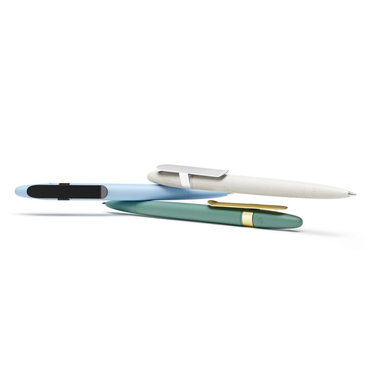 prodir DS5 TSM Twist Kugelschreiber Metall-Clip - soft blue - silber satiniert-102
