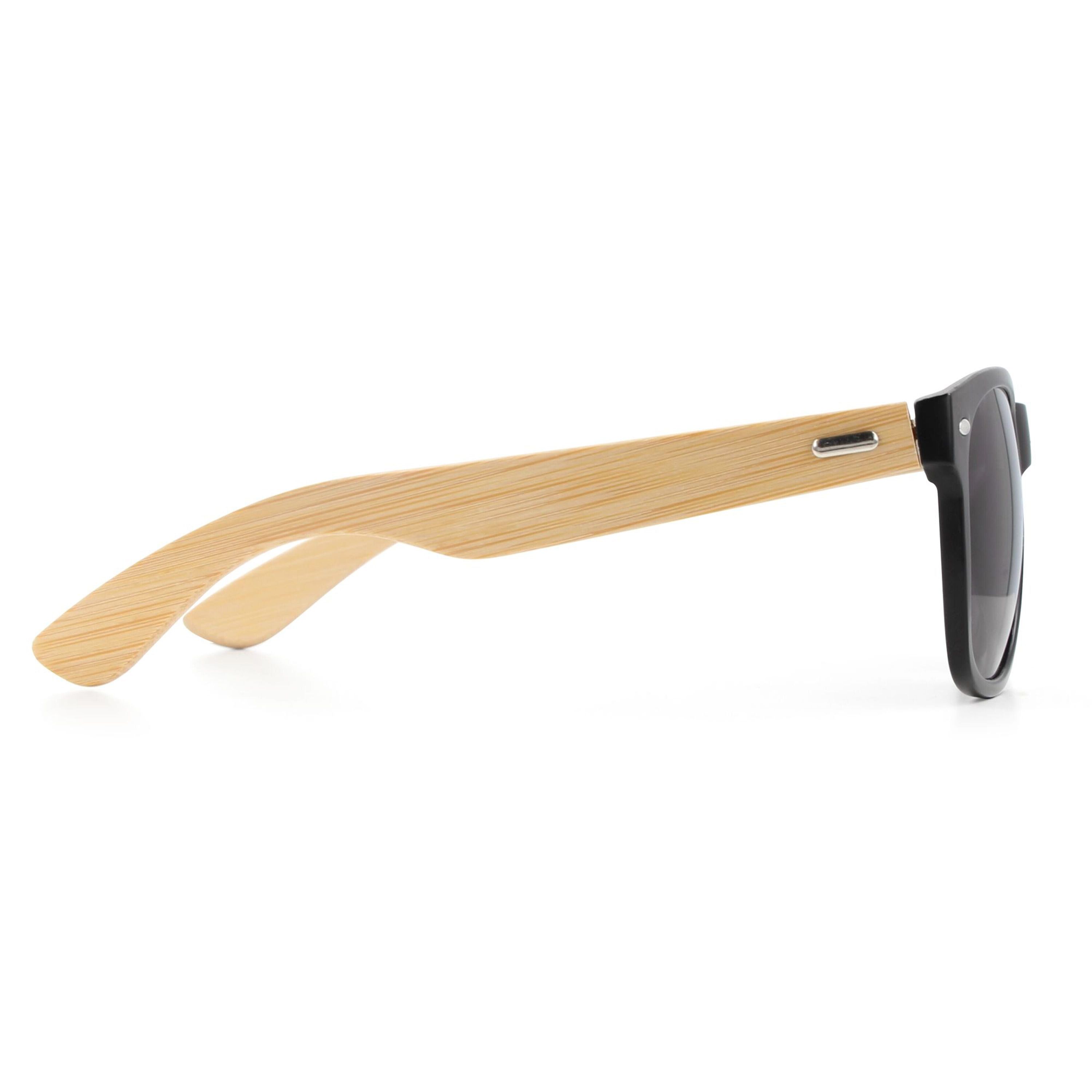 Justin RPC-Sonnenbrille mit Bambus UV400 - schwarz-932