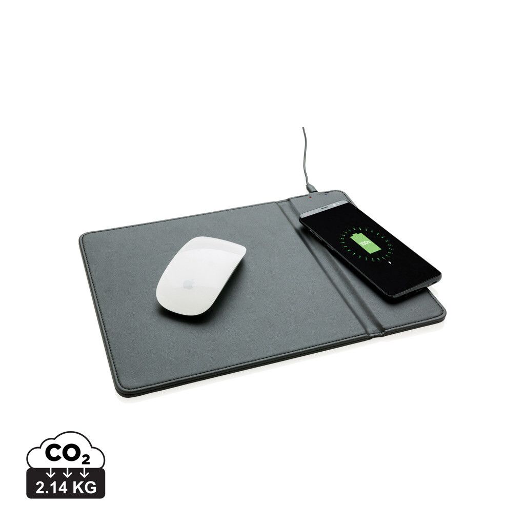 Mousepad mit Wireless-5W-Charging Funktion - schwarz-744