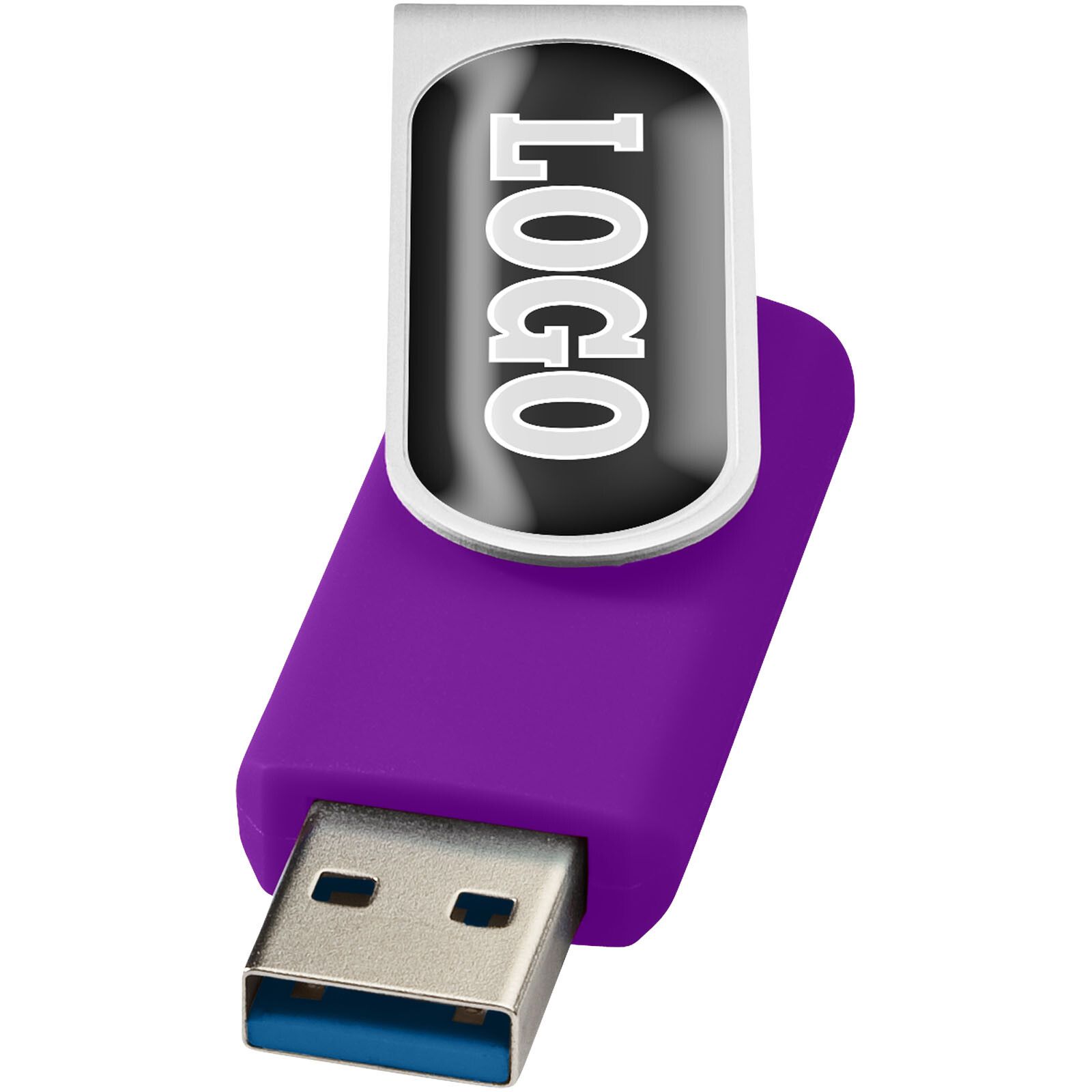 Twister USB-Stick 3.0 mit Doming - lila - 16 GB-884
