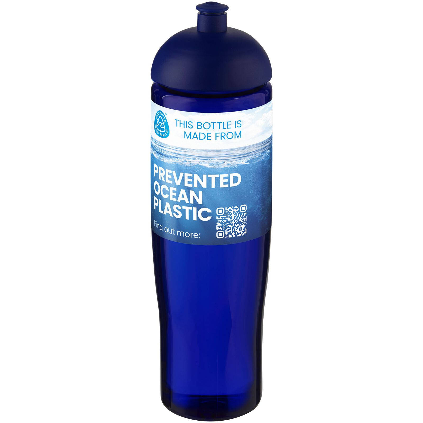 H2O Active Eco Tempo 700 ml Sportflasche mit Stülpdeckel - blau -  blau-169