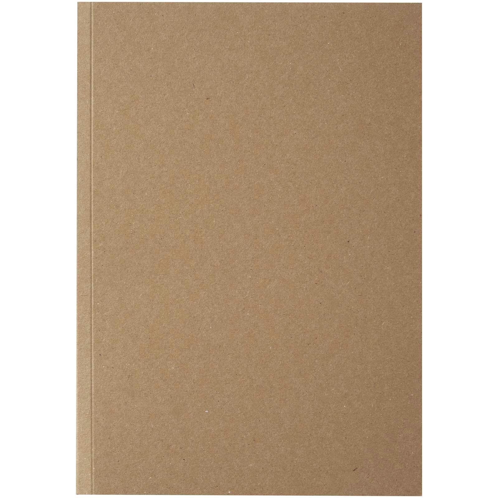 Novella Austen A5 Softcover Notizbuch aus recyceltem Kraftpapier – 100 Blatt - natur-968