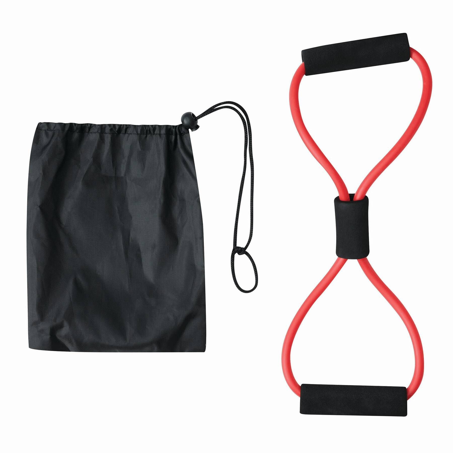 Fitnessband ELASTICAL - rot - schwarz-589