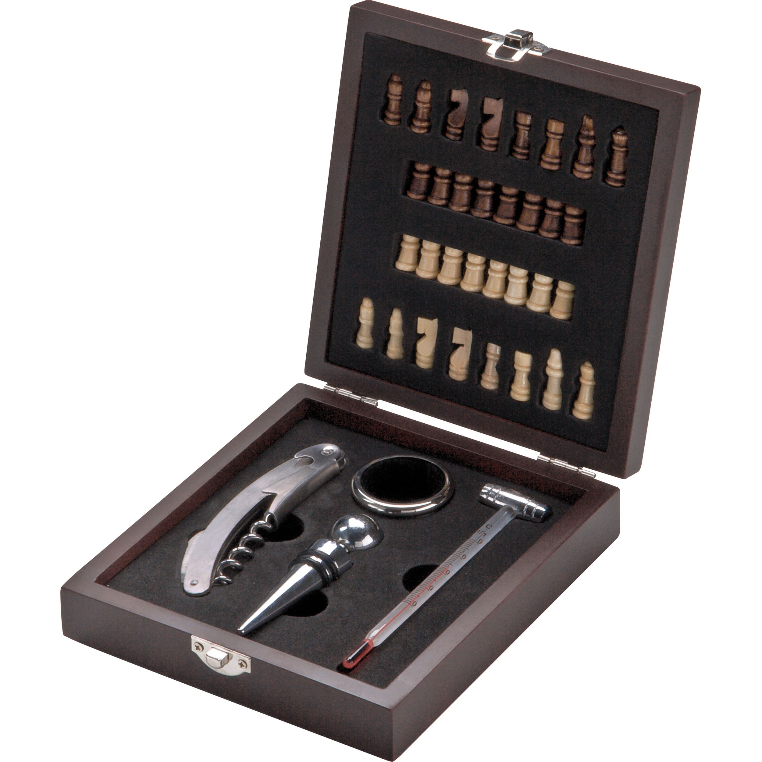 Schach Weinset San Gimignano - braun-987