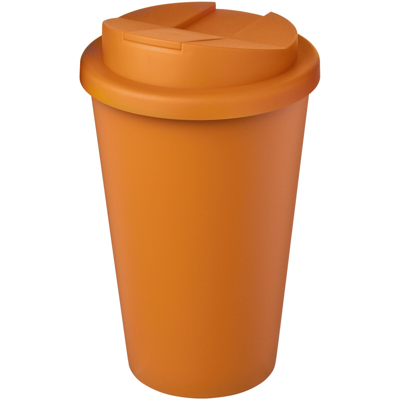 Americano Eco 350 ml recycelter Becher mit auslaufsicherem Deckel - orange-920