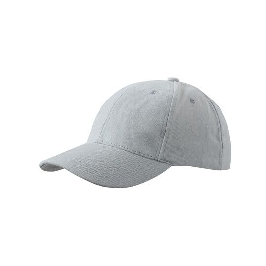 6-Panel Cap Laminated - light grey-354