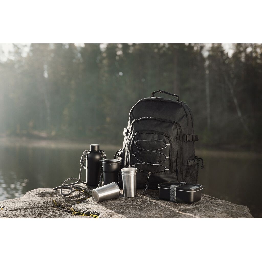 VINGA Parks Lunch-Box aus RCS Stainless-Steel - schwarz-739