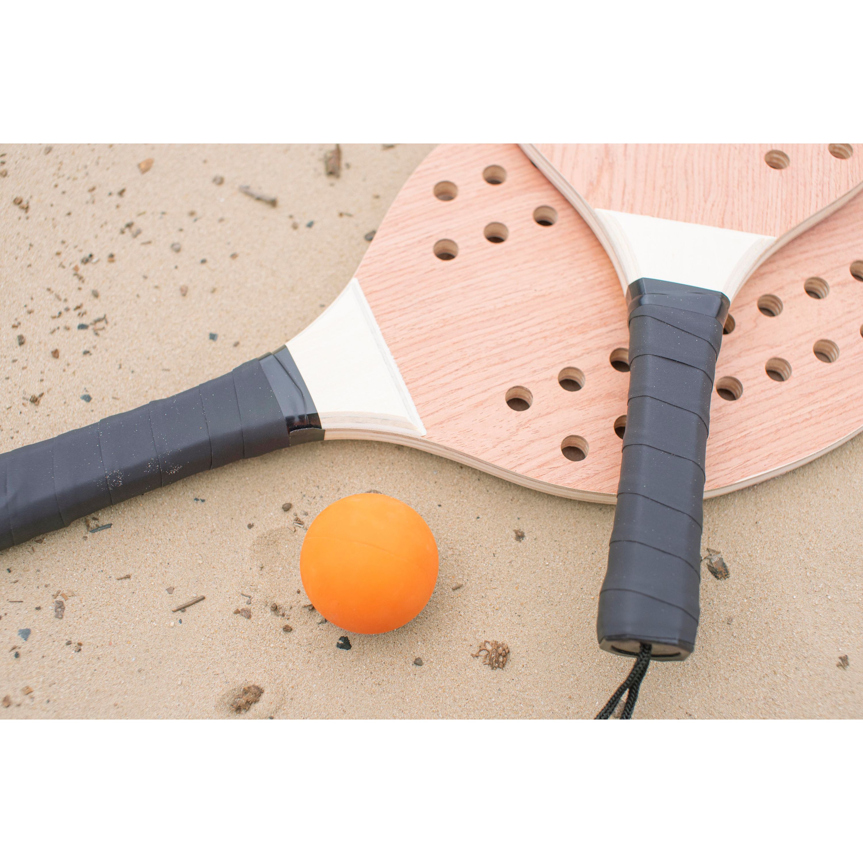 Tennisset aus Rosenholz Sergio - braun-61