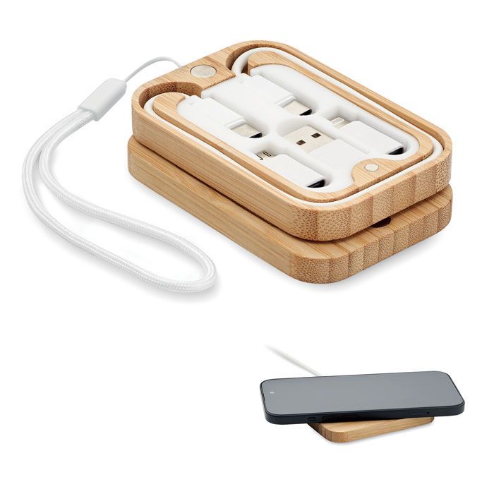 Kabellose Ladestation 15W CHARGOO - holz-21