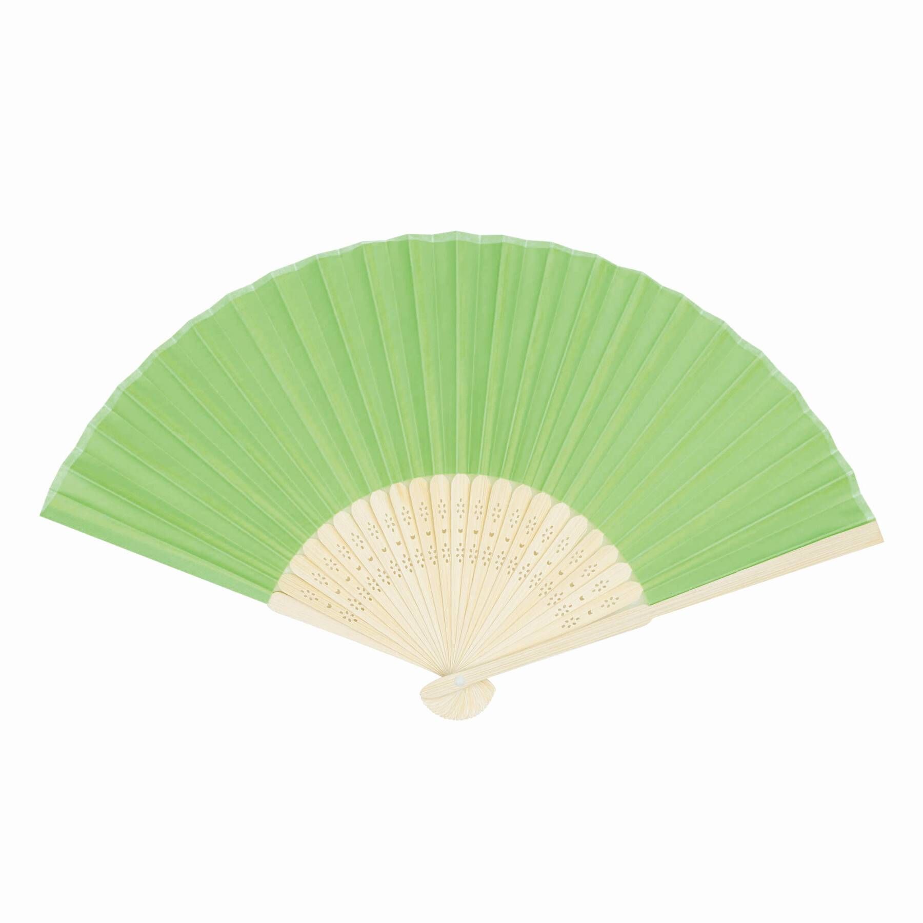 Faltbarer Fächer BAMBOO COOL - grün-956