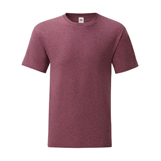 Iconic T - heather burgundy-643