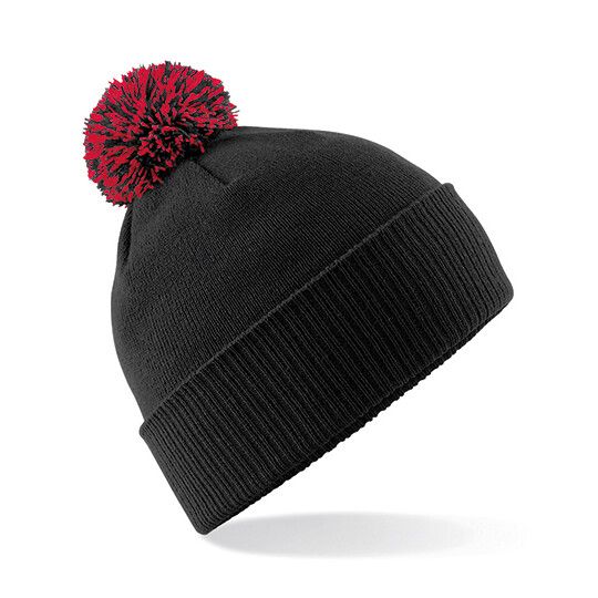 black - classic red