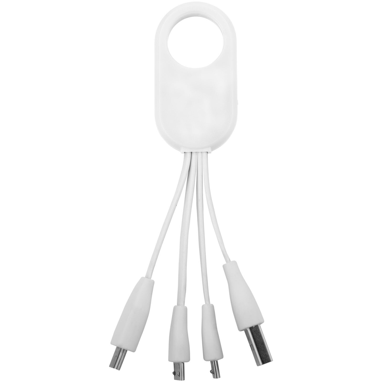 Troup 4-in-1-Ladekabel mit Typ C Spitze - weiss-598