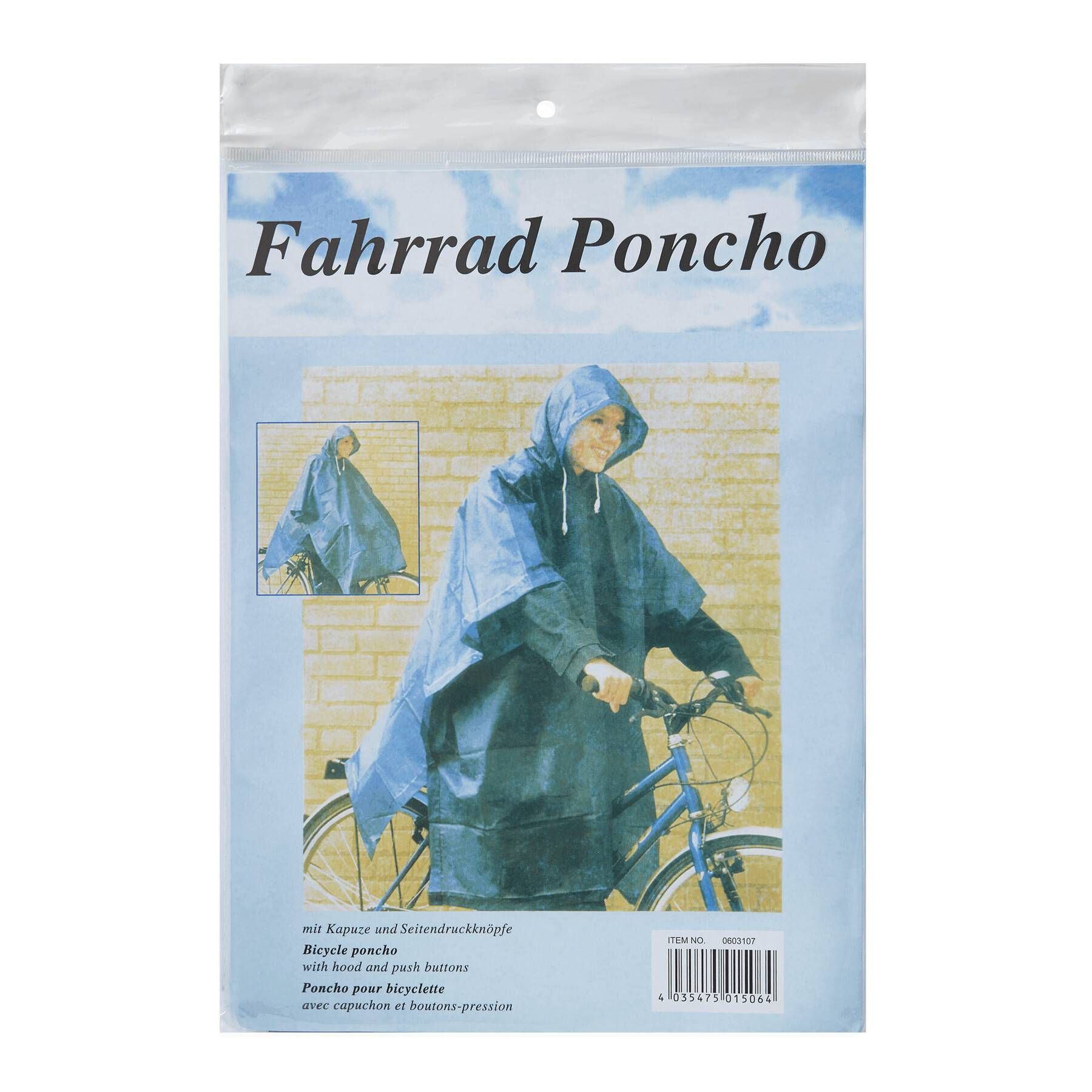 Fahrradponcho KEEP DRY - blau-960