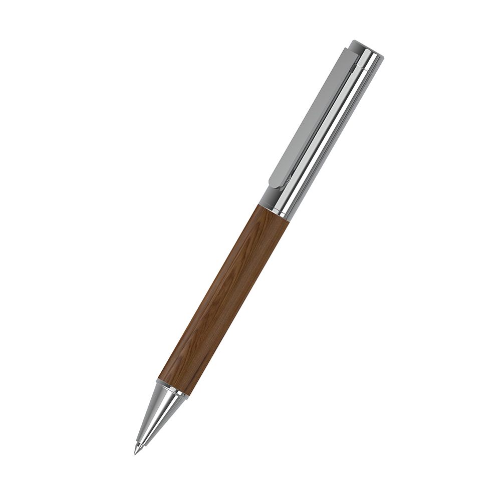 Drehkugelschreiber Unique wood MMc - Nussbaumholz-519