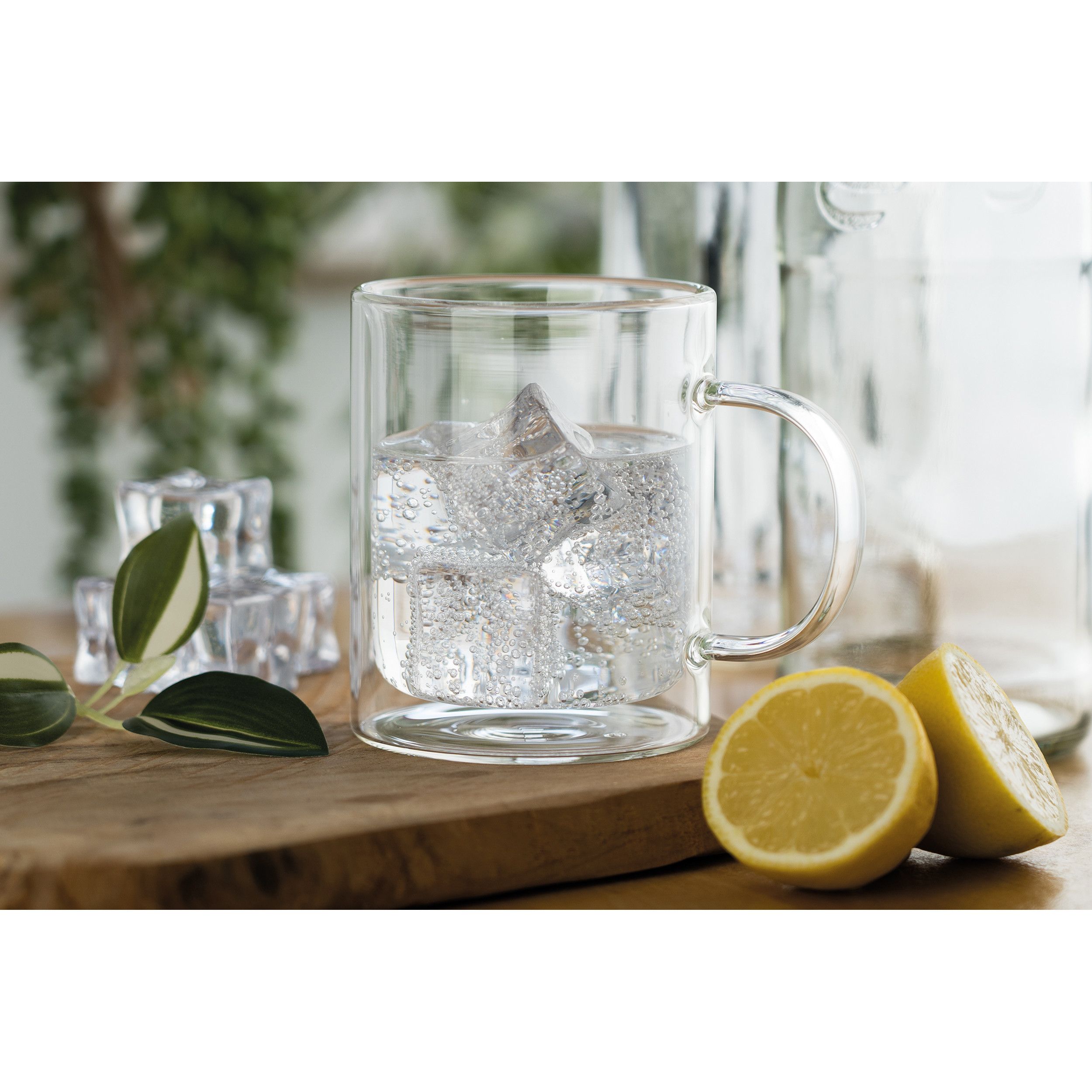 Doppelwandige Tasse Caracas - transparent-365
