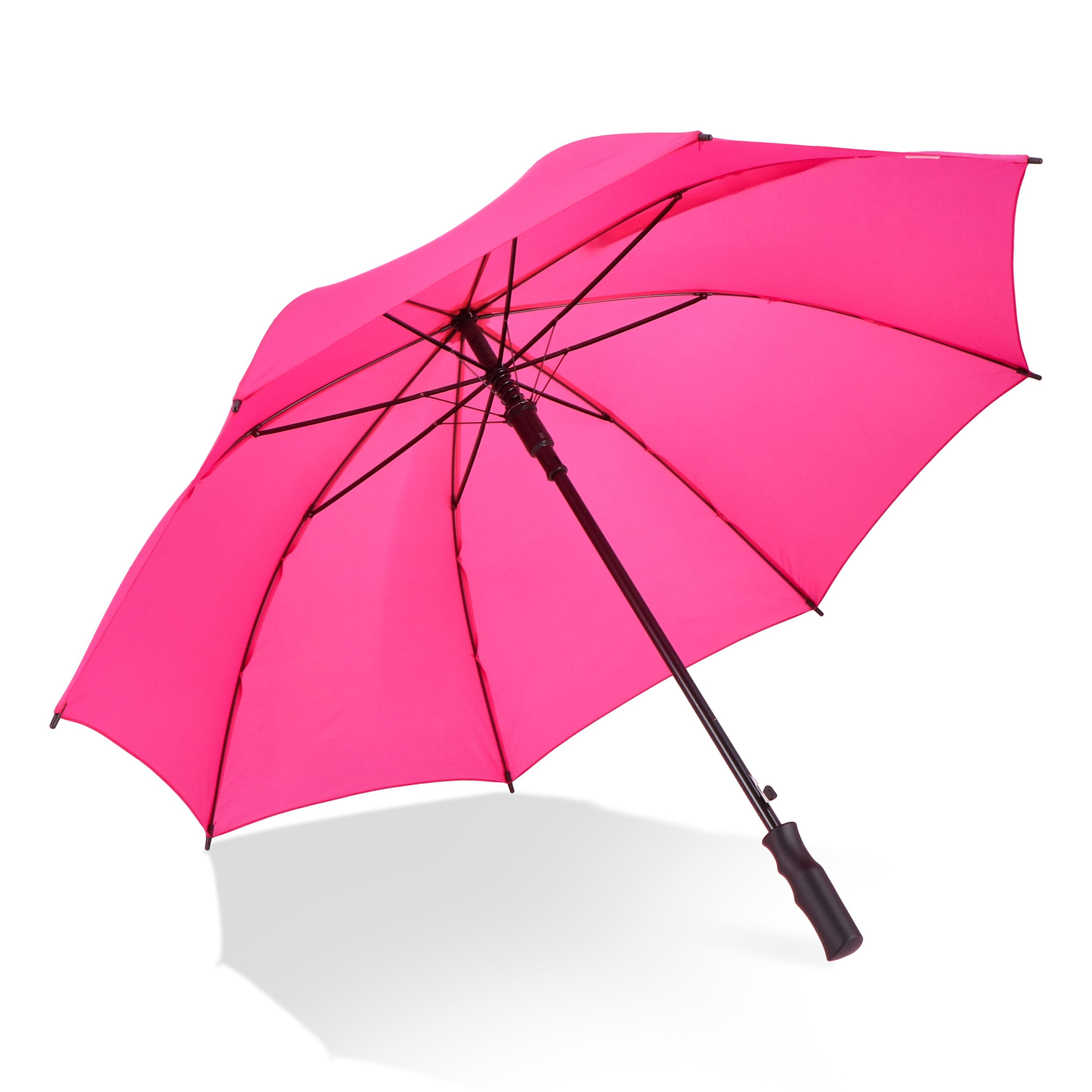 Bosco 190T Polyester 23 Stockschirm Auto offen - rosa-5