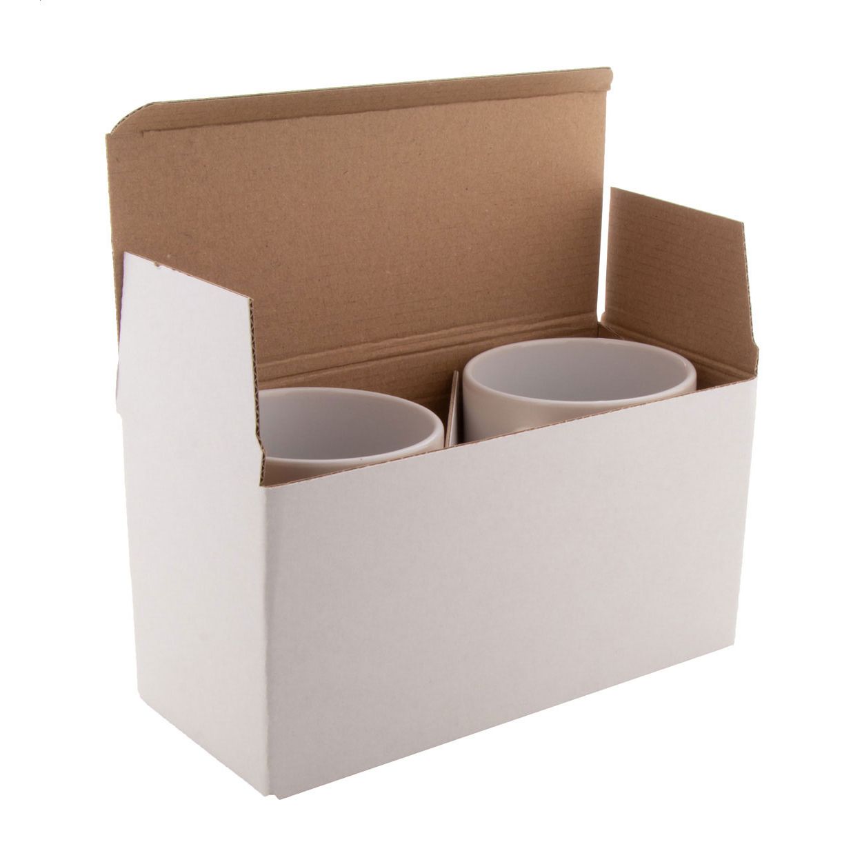 CreaBox Mug Double Individuelle Doppel-Tassenbox - weiß-542