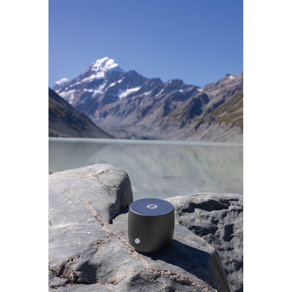 Swiss Peak 3W Basslautsprecher aus RCS recyceltem Aluminium - grau-61