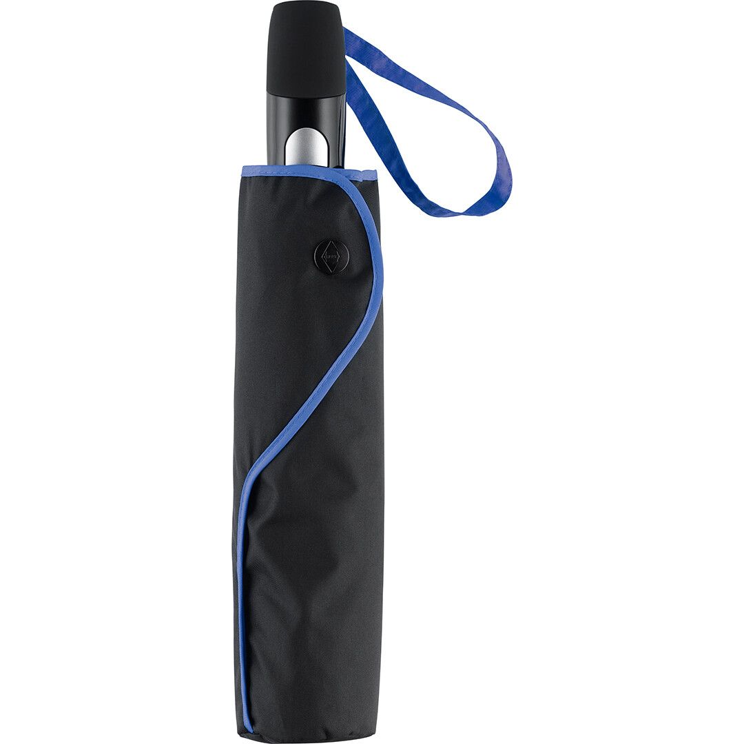 AOC-Oversize-Taschenschirm FARE® Seam Ø104 cm - schwarz - euroblau-906