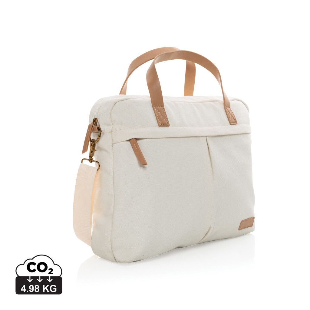 Impact AWARE™ 16 oz. rCanvas Laptop-Tasche - off white-557