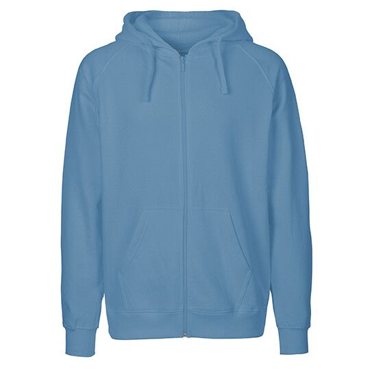 Men´s Zip Hoodie - dusty indigo-18