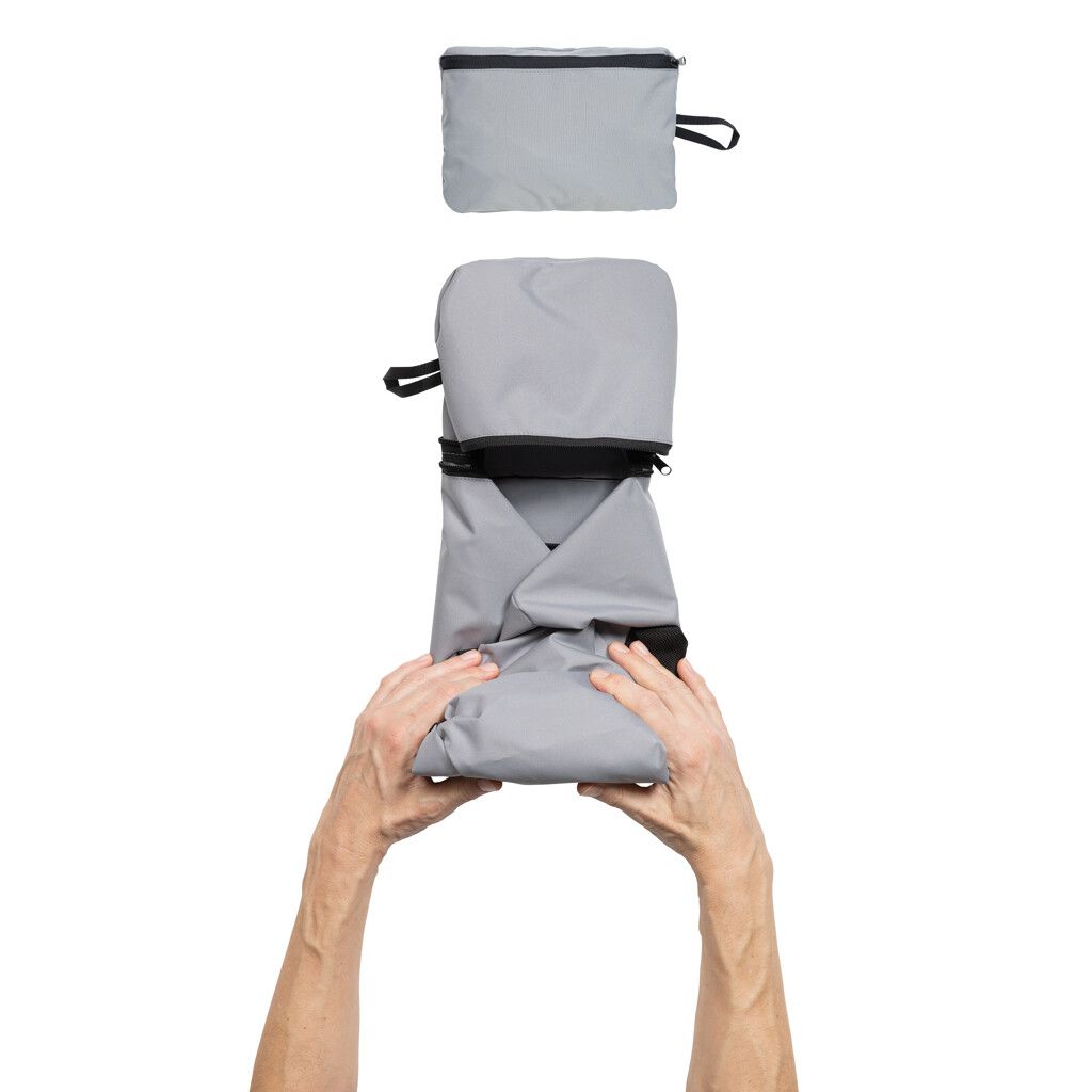 Dillon AWARE™ RPET faltbare Sporttasche - grau-382