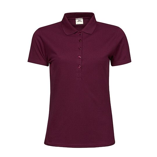 Women´s Luxury Stretch Polo - wine-35