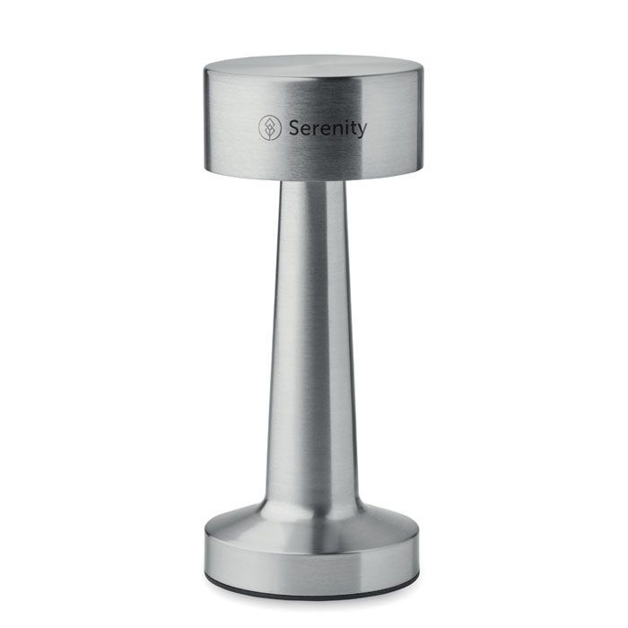 USB-Tischlampe Metall HIERLUZ - mattsilber-134